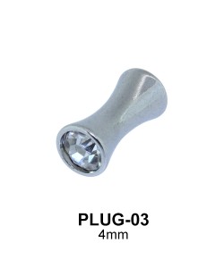 Shiny Rhinestone Basic Plug PLUG-03